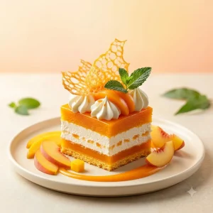 Mango Peach Layer Pastry
