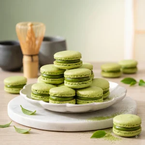Matcha Green Tea Macarons