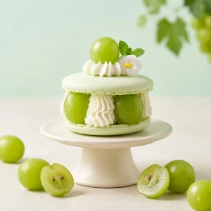 Shine Muscat Grape Macaron
